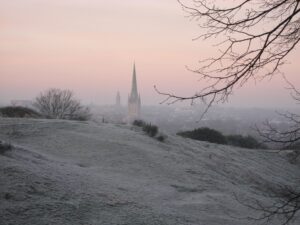 Norwich Cathedral from St James Hill